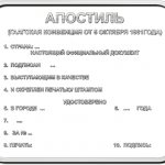 Apostille looks like this 3D model