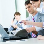 People communicate with each other