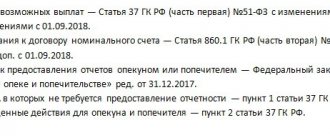 nominal account in a savings bank for a disabled child