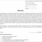 Sample complaint against the controller