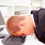 Rest while working at the computer