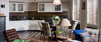 By what principle is the area of the apartment calculated?