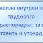 Правила внутреннего трудового распорядка: порядок составления и утверждения в 2019 году