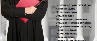 суды общей юрисдикции