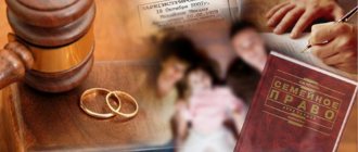 Types of family legal relations