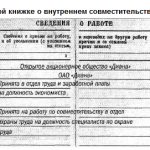 Internal and external part-time work