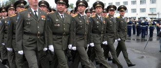 Военнослужащие маршируют